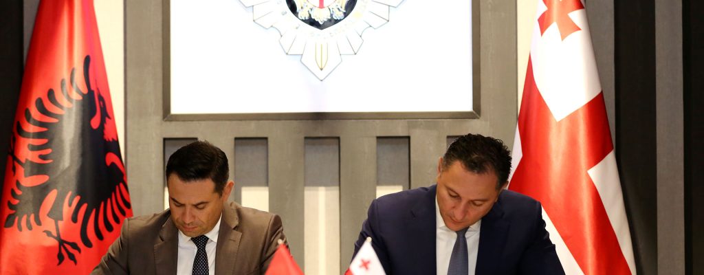 Nënshkrimi i Marrëveshjes ndërmjet Këshillit të Ministrave të Republikës së Shqipërisë dhe Qeverisë së Gjeorgjisë mbi shkëmbimin dhe mbrojtjen e ndërsjellë të Informacionit të Klasifikuar