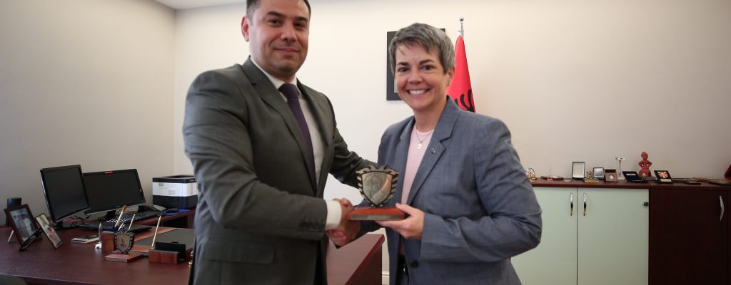 “Vizita e Drejtorit të Zyrës së Sigurisë së NATO-s në Shqipëri”, Tiranë, 18 Prill 2018